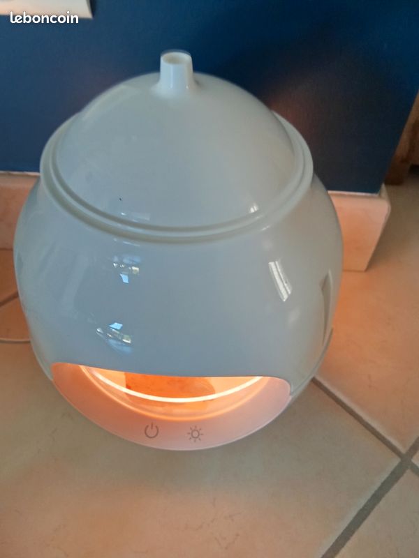 Lampe diffuseur avec cristal de sel de l’Himalaya LED (image 4)