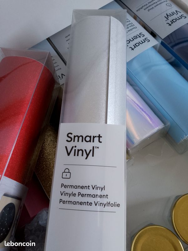 Smart vinyle argent scintillant (image 1)