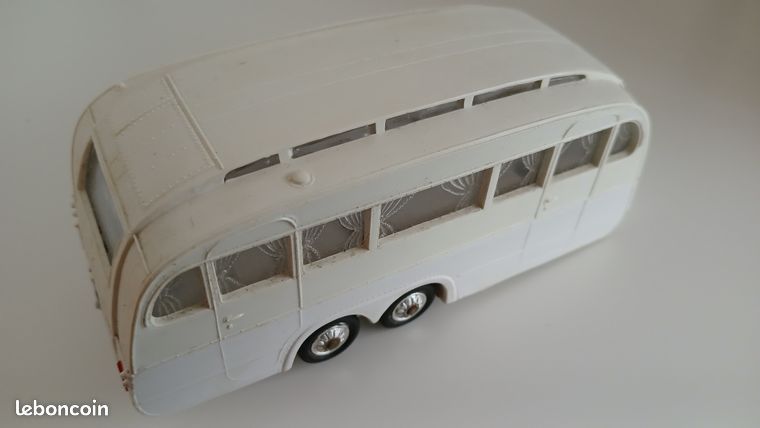 Caravane HENON EH 56 220 Norev N°99 1/43 - Fenêtre Orange / Rare