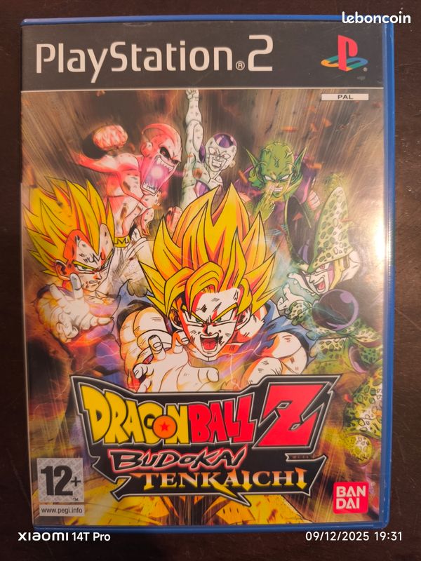 Jeu PS2 Dragon Ball Z Budokai Tenkaichi 1 - Version FR, PAL, état Bon, Manuel Inclus