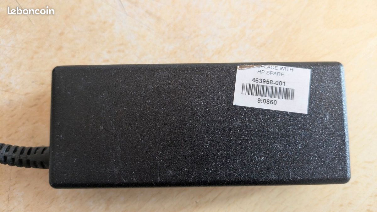 Adaptateur Secteur 19V Pour Ordinateur Portable HP - Remplacement Générique, Compatible Nombreux Modèles Pavilion - Neuf