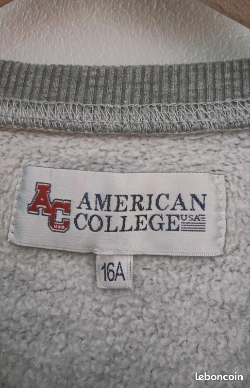 Sweat garçon en 16 ans American collége (image 4)