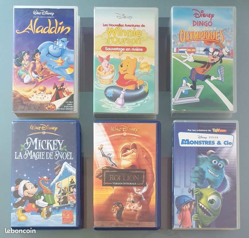 Divers Cassettes VHS Disney, Vintage, À l'unité au Choix (image 1)