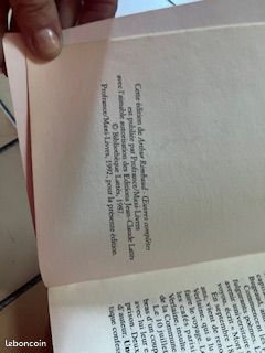 Arthur Rimbaud : Œuvres Complètes. Profrance Maxi-Livres (image 3)