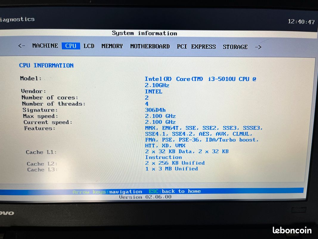 Lenovo thinkpad X250 (image 1)