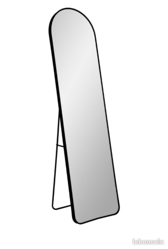 MIROIR DRAWER MADRID ( Maison du monde )- Miroir sur pied 40x150cm noir (image 2)