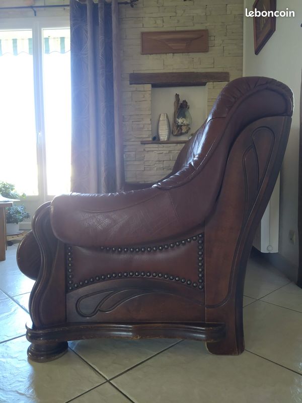 Canapé cuir (image 10)
