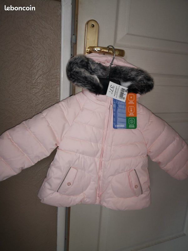 Manteau à capuche - Rose - obaidi 12 mois (image 7)