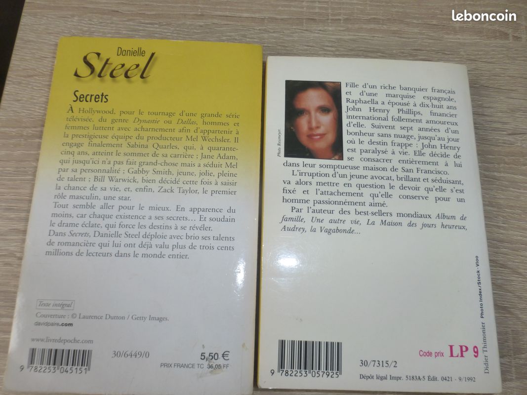 2 Livres Poche Danielle STEEL – BON ETAT (image 2)