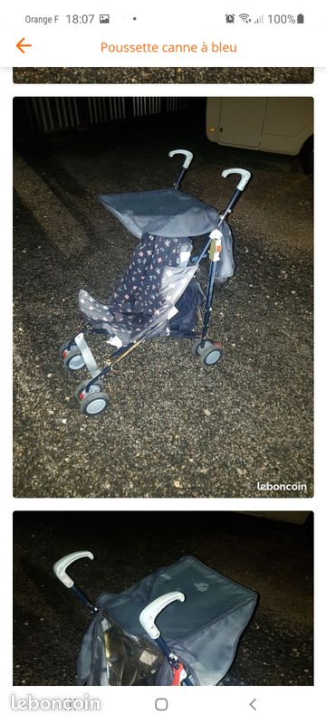 Poucette canne bleu (image 1)