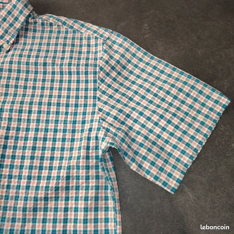 Chemise de nuit homme Carreaux bleu - Maître Renard