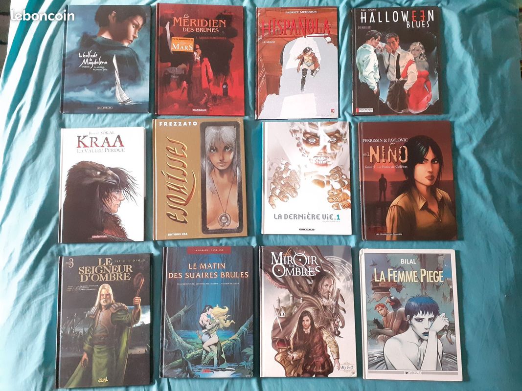 Lot de BD de 16 tomes en 12 BD dont deux integrales (image 1)