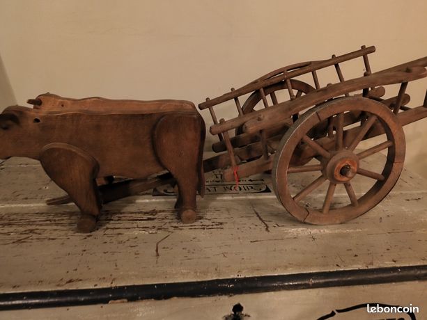 Ancien Attelage Dejou – Jouet Vintage Pour Collection