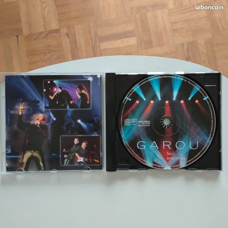CD's - MUSIQUE - variété française - Garou / Seul ... Avec vous (image 1)