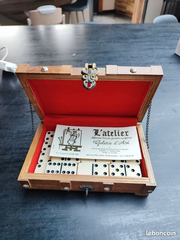 Jeu éducatif Fernand Nathan, DOMINO DES LETTRES ANNEES 70