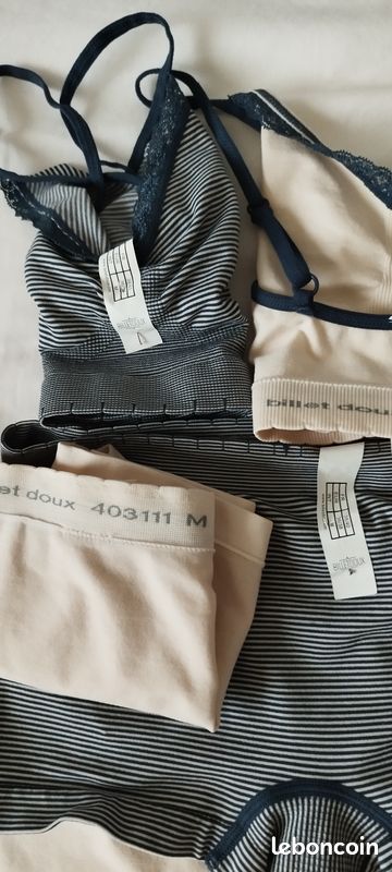 Billet Doux, Lot De 2 Shorties, Zen Attitude 403111, 34/36, Blanc Billet Doux, Lot De 2 Shorties, Zen Attitude 403111, 34/36, Blanc