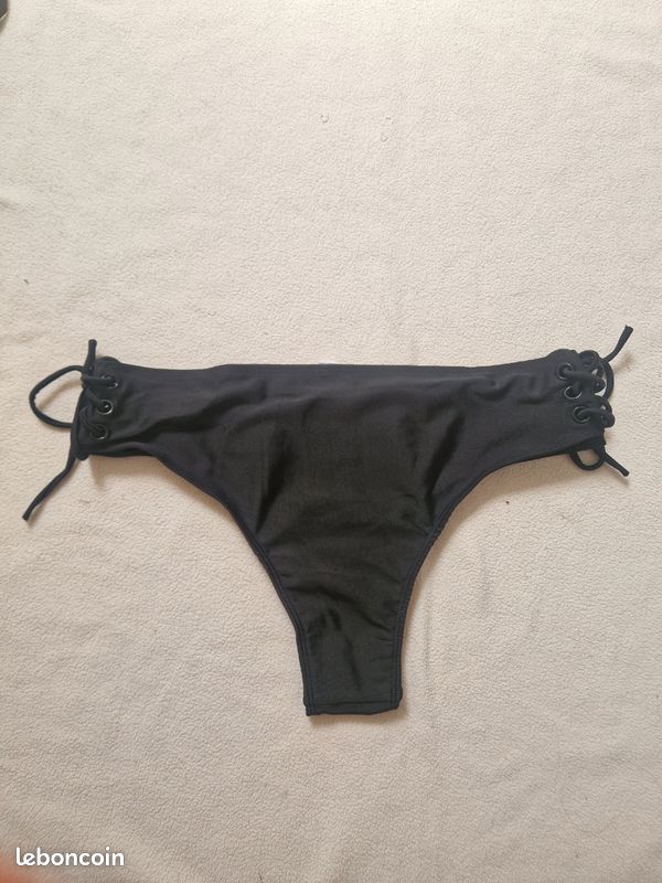Neuf maillot de bain 2 pièces noir femme taille L/40 (image 10)