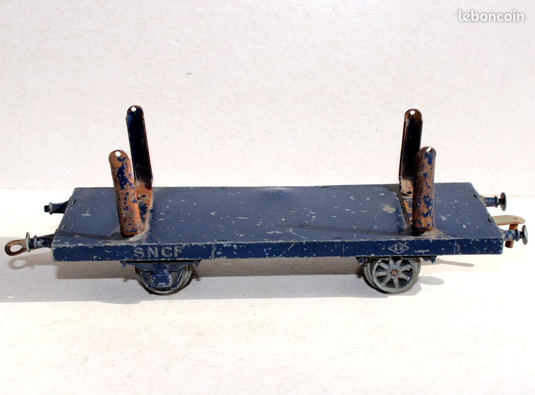 Echelle O - Wagon à ranchers pour Transport du bois - TBE