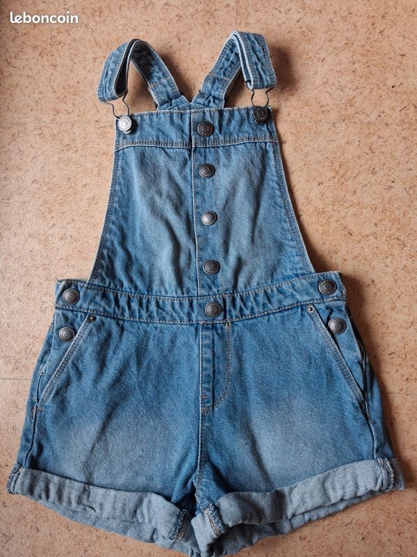 Salopette short enfant (image 1)