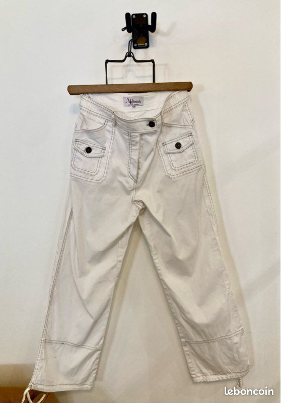 Pantalon blanc (image 1)