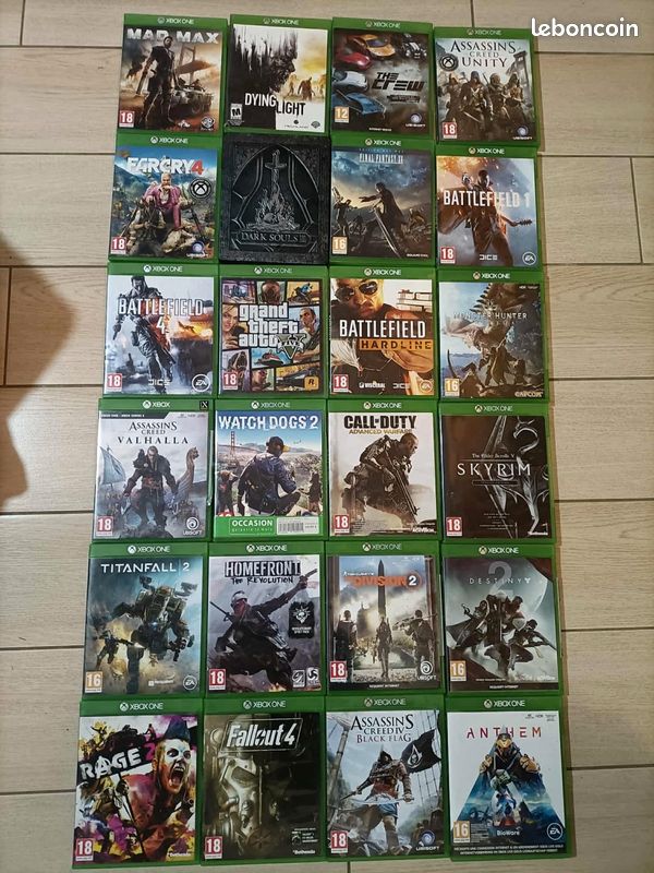 Lot Xbox One - Collectionneurs Et Jeux Multiples - Très Bon État