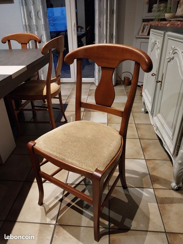 Chaise bois grange (image 1)