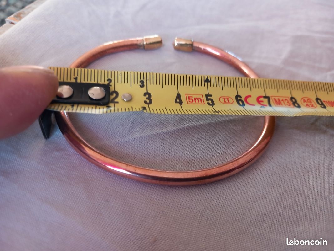 Bracelet Du Népal En Laiton Et Cuivre - Style Tressé, Sans Fermoir, Occasion
