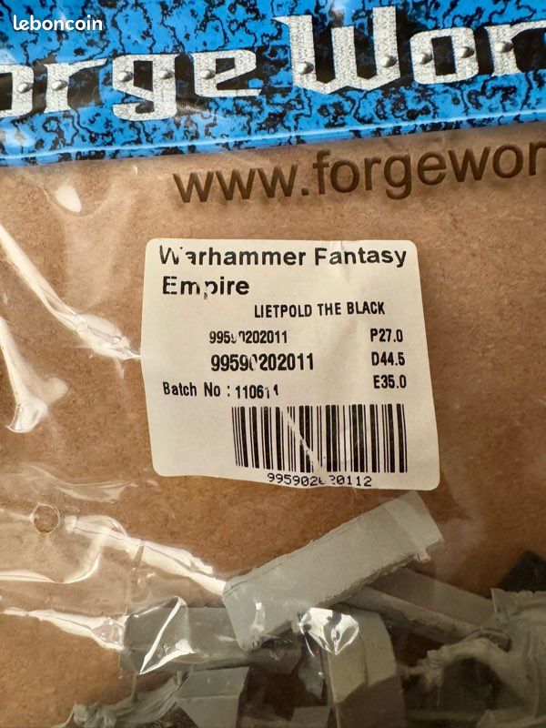 Forge world Lietpold the Black - Empire / Free Peoples - Warhammer Fantasy / AoS (image 2)