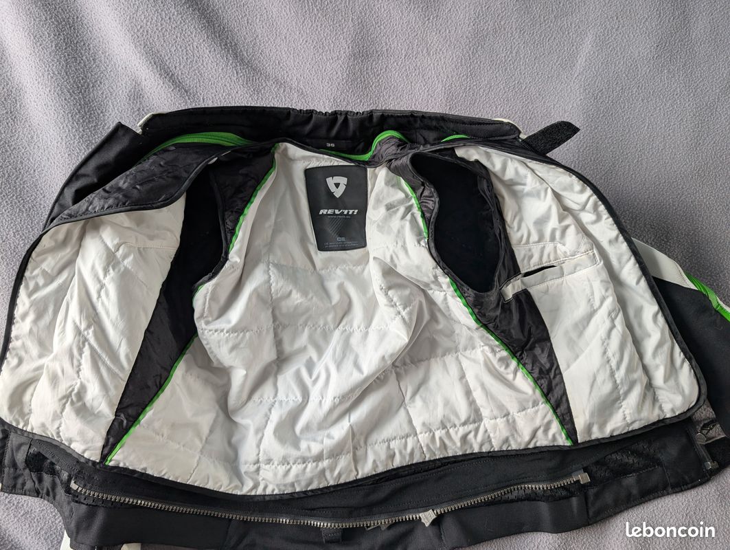 Blouson cuir moto femme Taille 36 marque Revit (image 4)