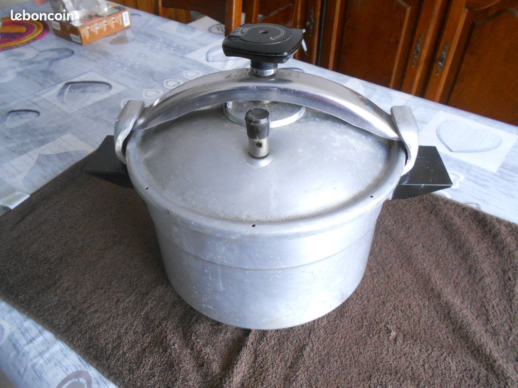Ancienne cocotte minute ovale SEB 10 Litres - Arts de la table