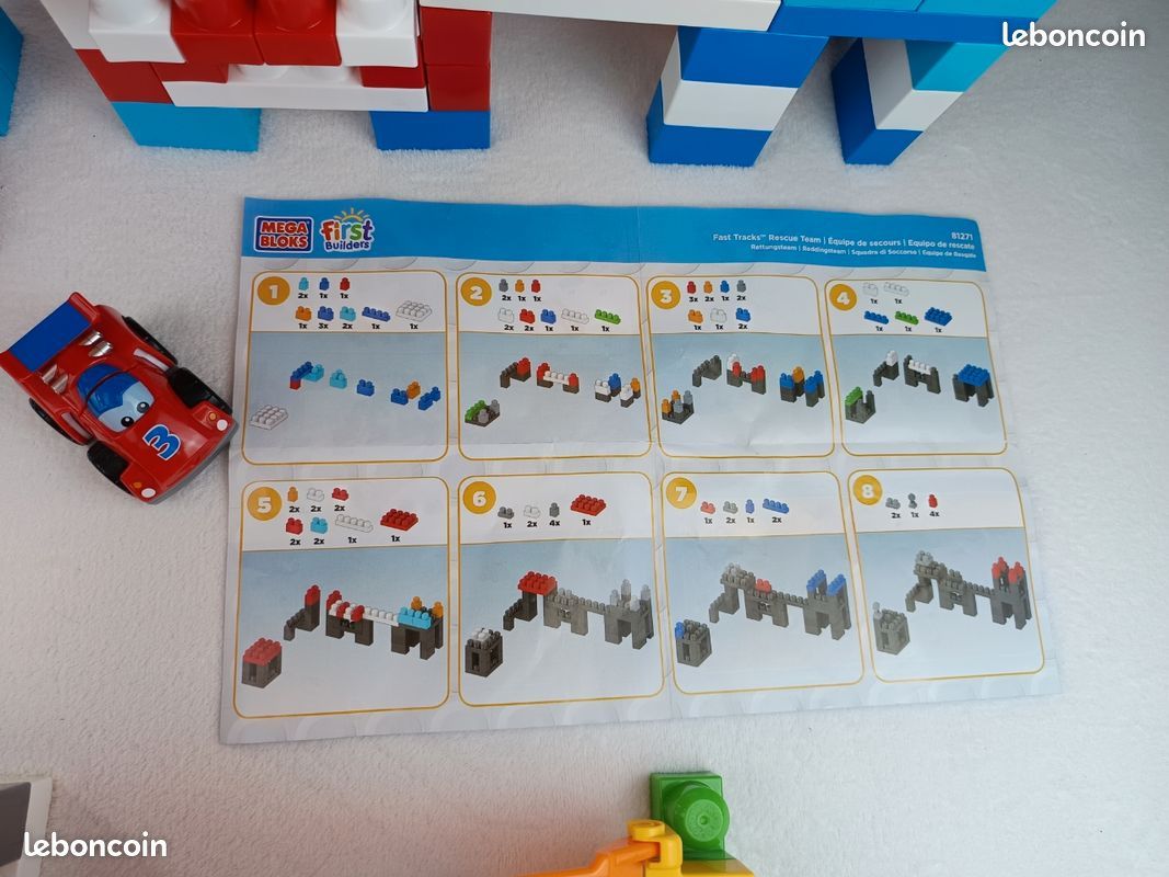 Circuit méga Bloks avec voiture parfait état (image 6)