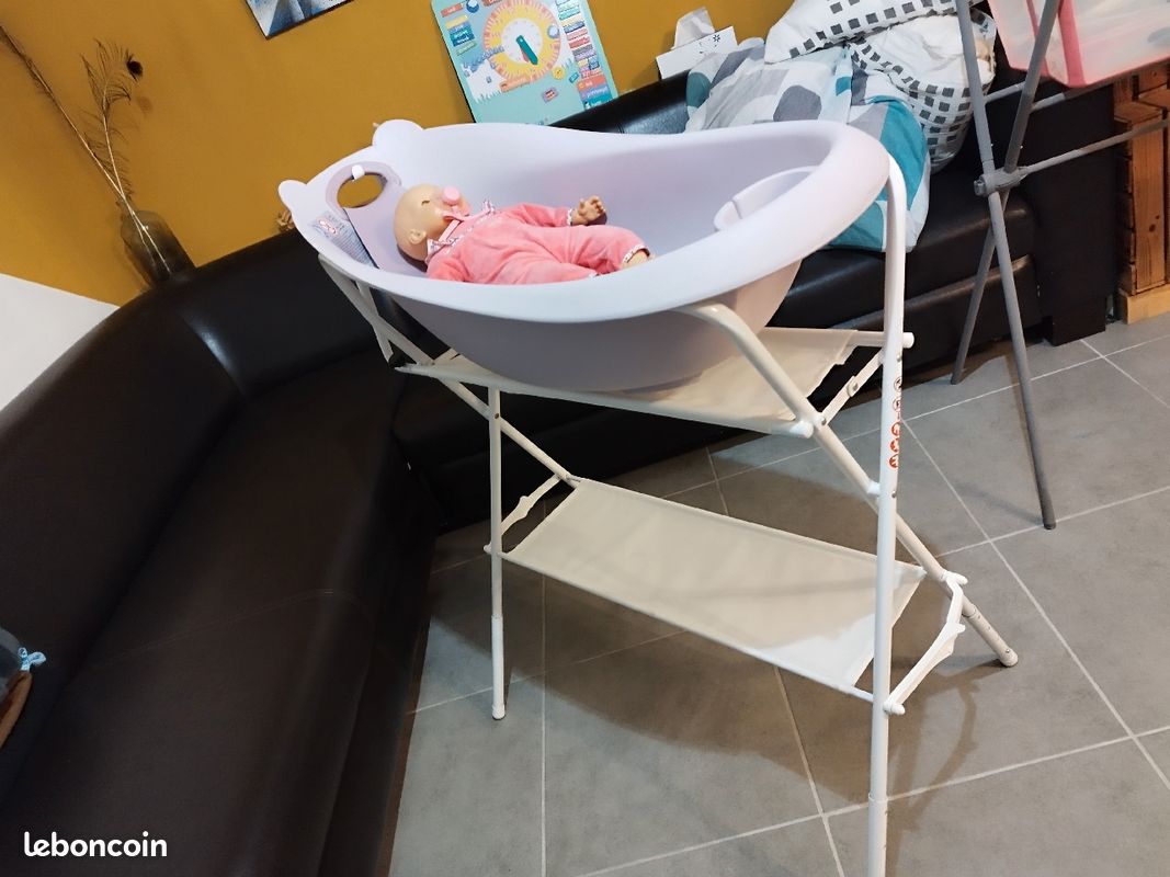 Baignoire bébé ourson mauve (image 2)