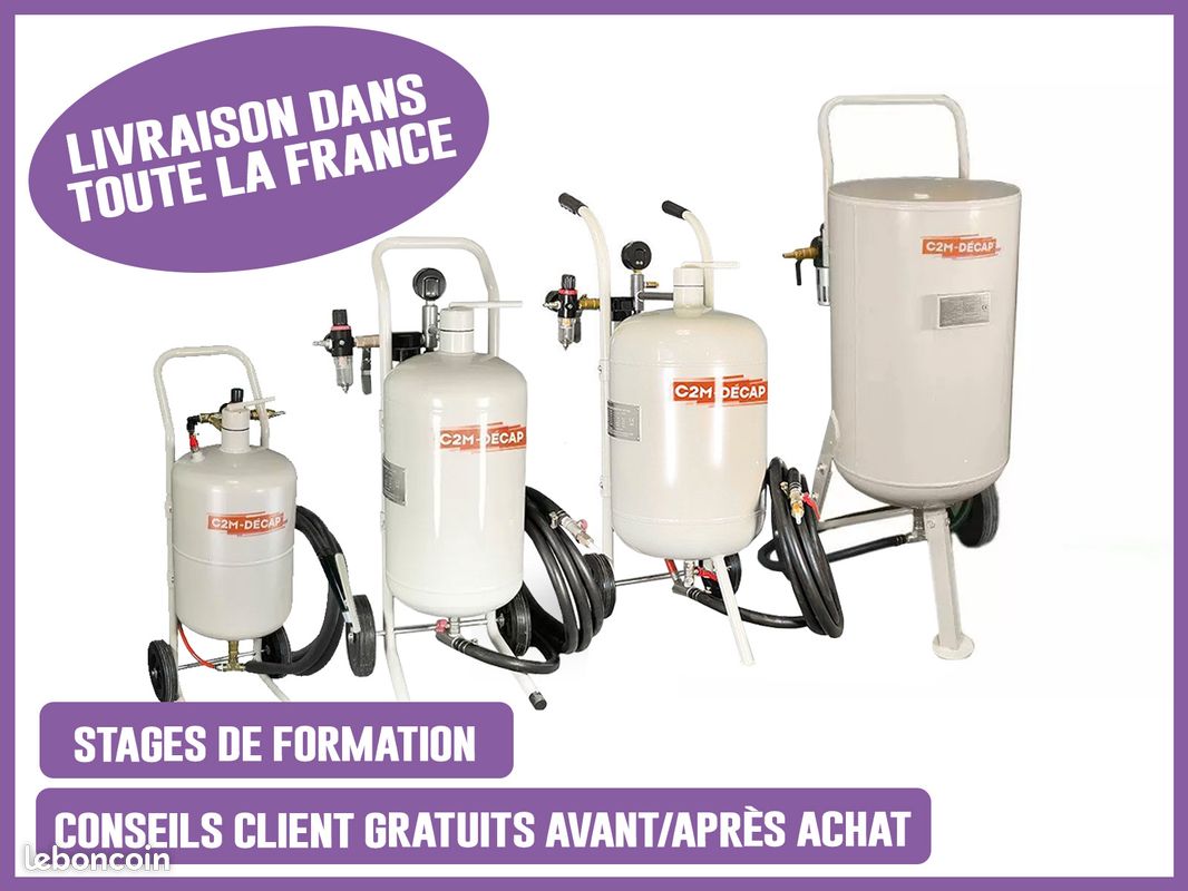 Sableuse C2M ECO – Durable et Compacte – Bois Métal Pierre (image 2)