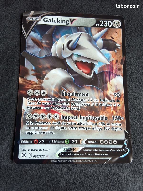 Carte pokémon française galeking v 096/172 stars étincelantes (image 1)