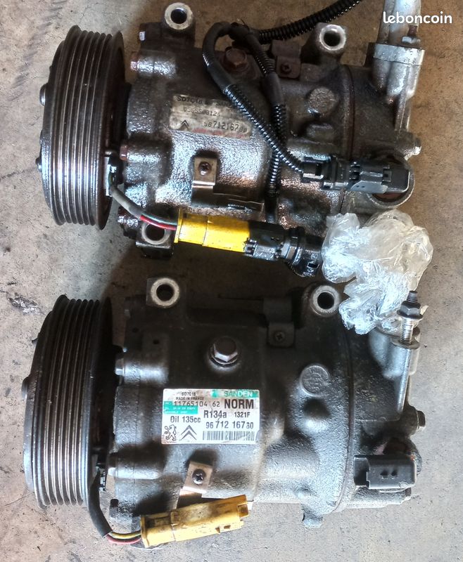 Compresseur clim peugeot citroen réf 9671216780 (image 1)