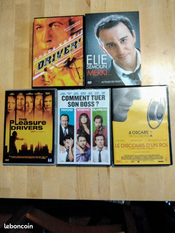 Lot de 5 DVD (image 1)