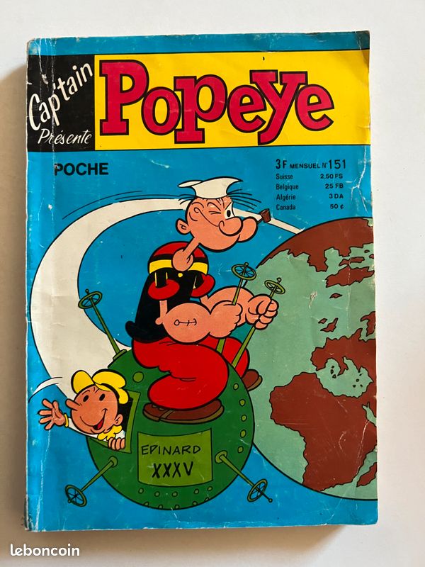POPEYE BD Petit Format N°151 (image 1)