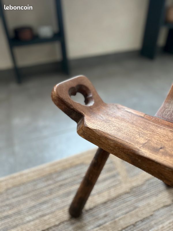 Chaise brutaliste vintage (image 3)