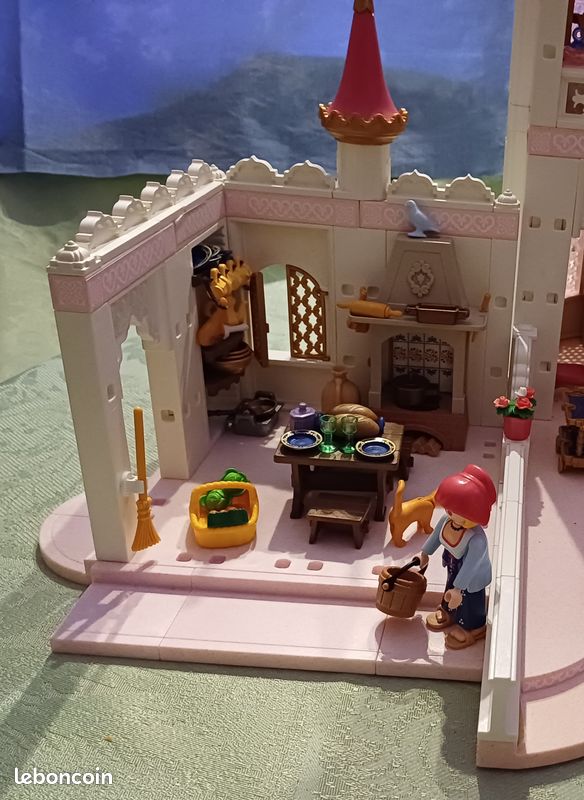PLAYMOBIL PIECE DETACHEE balustrade d'angle chateau princesse 5142-4250