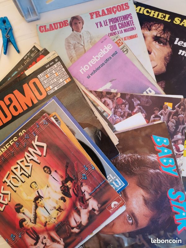 Lot de 90 disques 45 tours vynil ' (image 3)