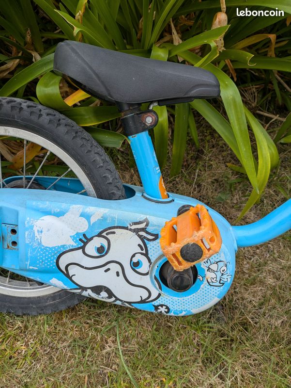 Vélo Btwin 14 pouces enfant a ans bleu Vélos