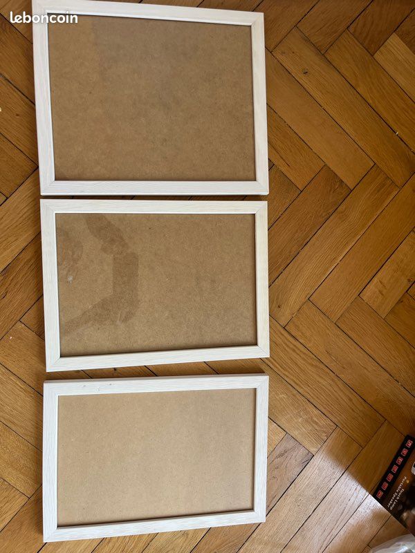 Lot cadres en bois pour photos (image 1)