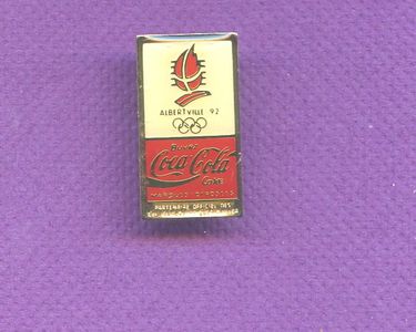 Pins JO Albertville 1992 Coca Cola - Les Arcs Espace - Collection Olympique