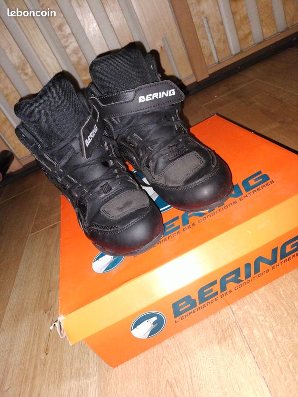 Bottes de moto femme Bering Horace comme neuves Équipement moto