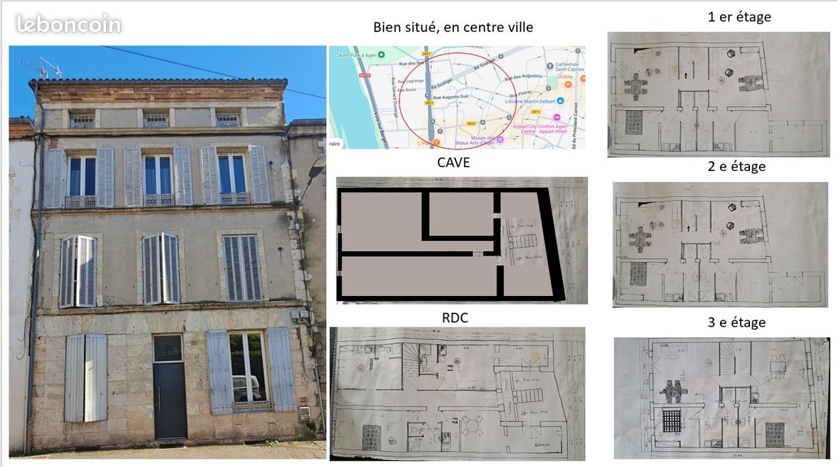 Immeuble 18 pièces 333 m² · à Agen · 333 m² · 490 000 €