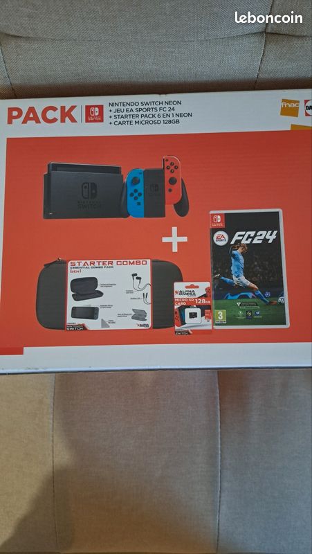 Vends ou échange nintendo switch neon (image 1)
