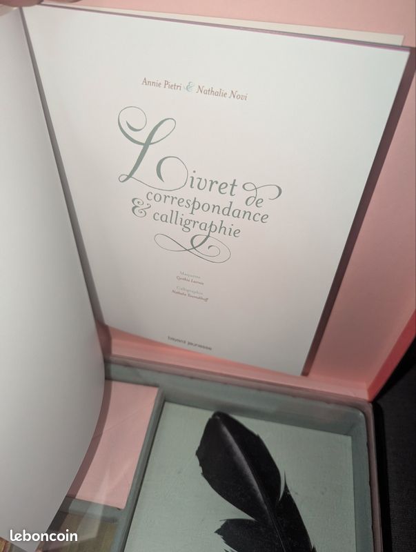 Coffret de correspondance et calligraphie (image 3)