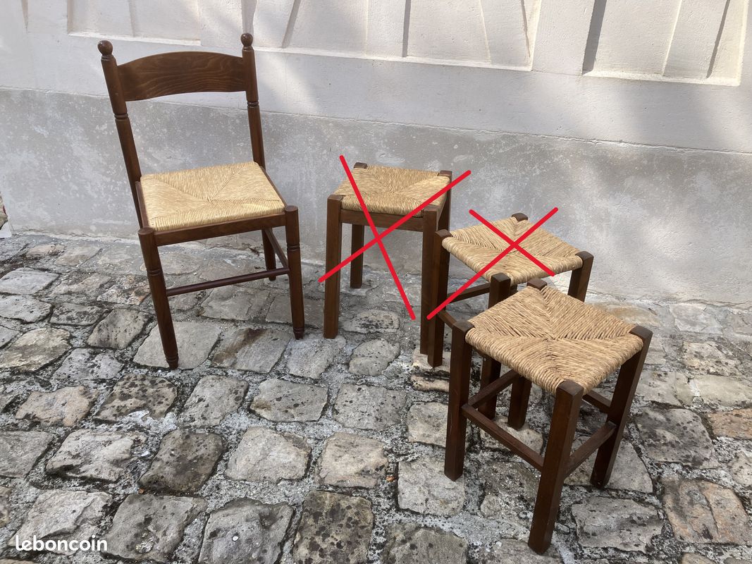 Sièges paillés (image 1)