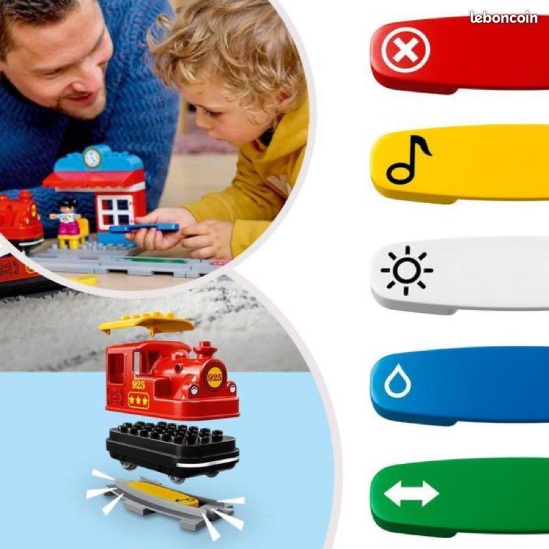Locomotive rouge interactive légo duplo (image 3)