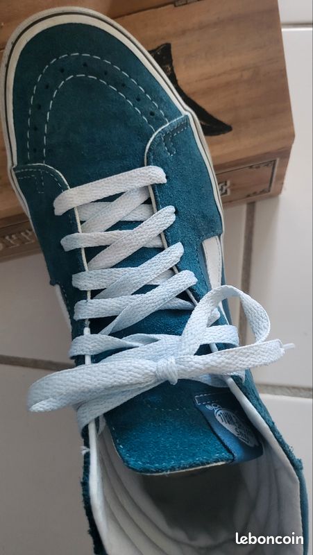 vans sk8 hi vans femme bleu ciel